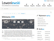 Tablet Screenshot of lewoniewski.info